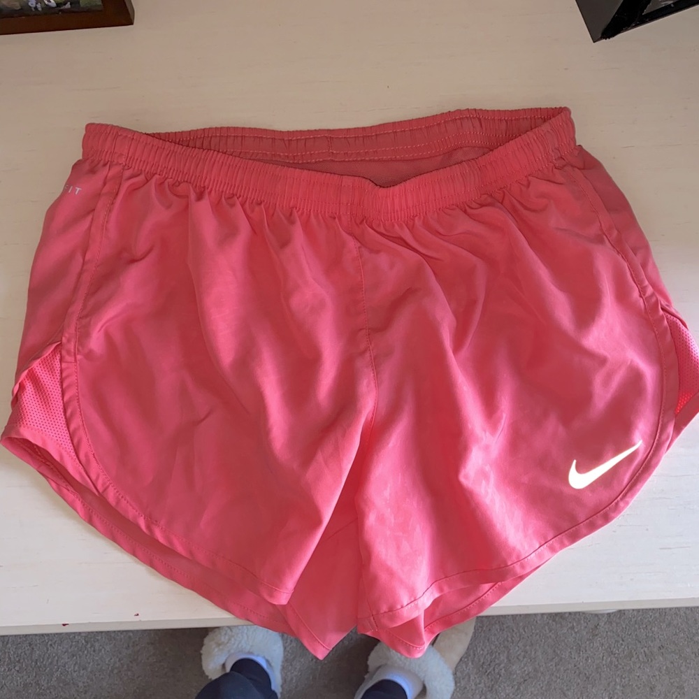 Pink Nike Dri-Fit Running shorts